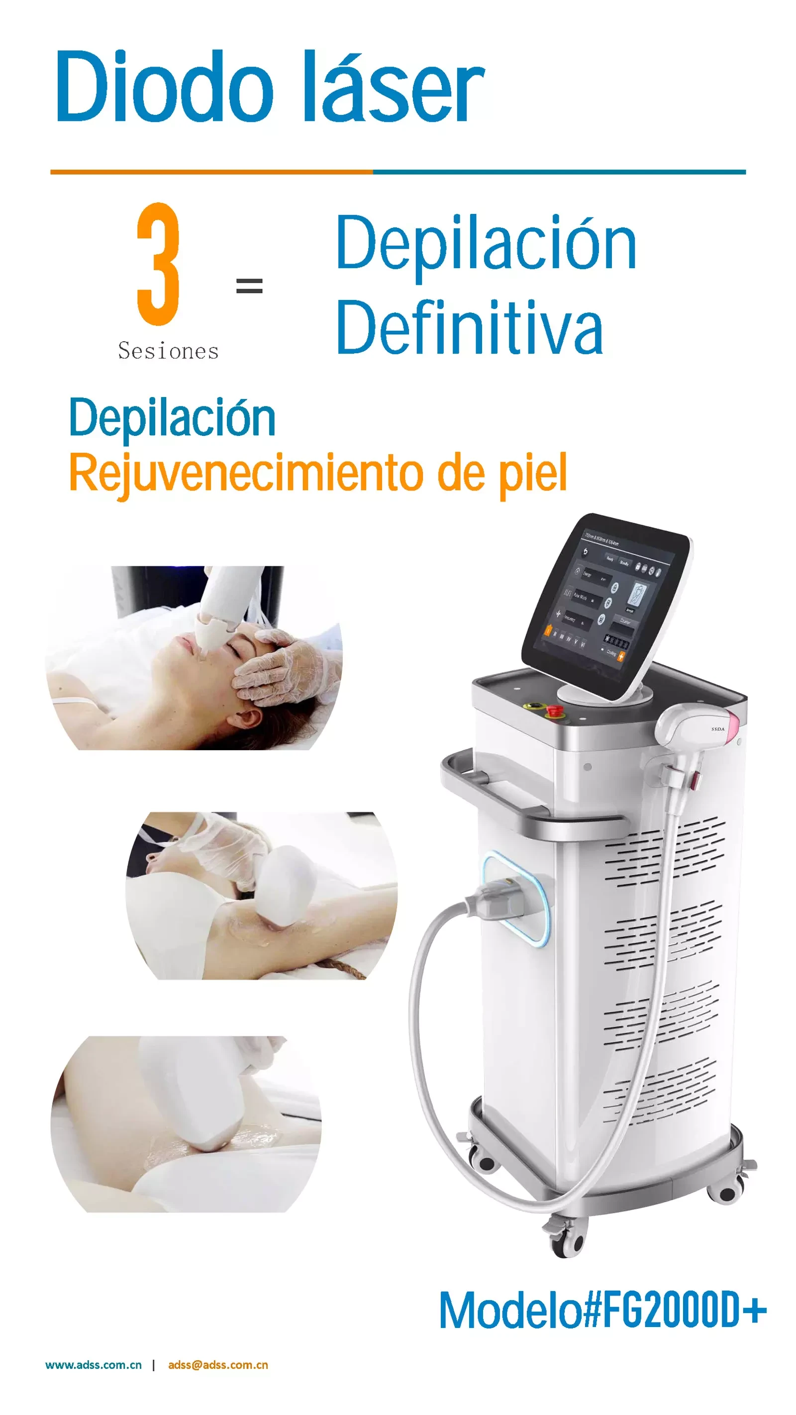 Máquina de Diodo Láser Depilación-D+
 PDF Download