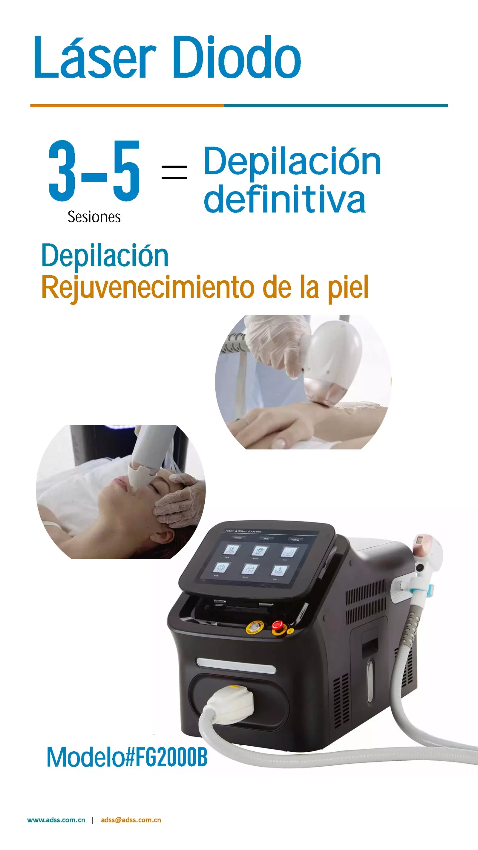 Máquina de Diodo Láser Depilación Portátil PDF Download