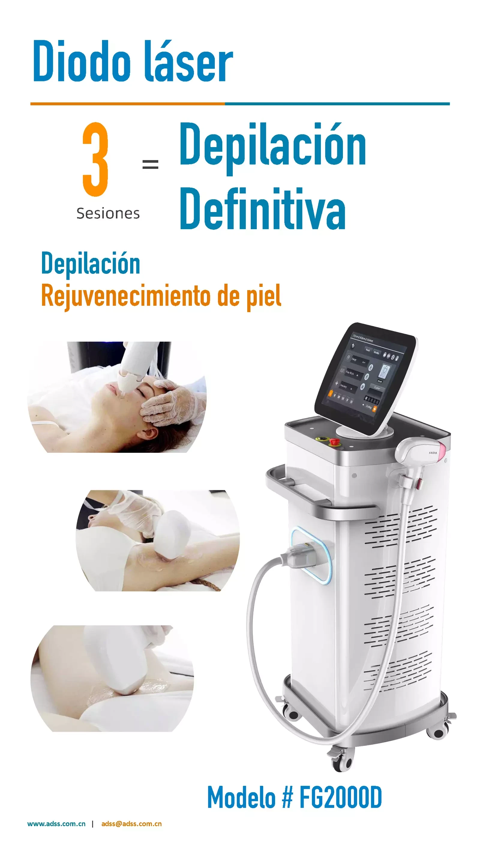 Máquina de Diodo Láser Depilación-D
 PDF Download