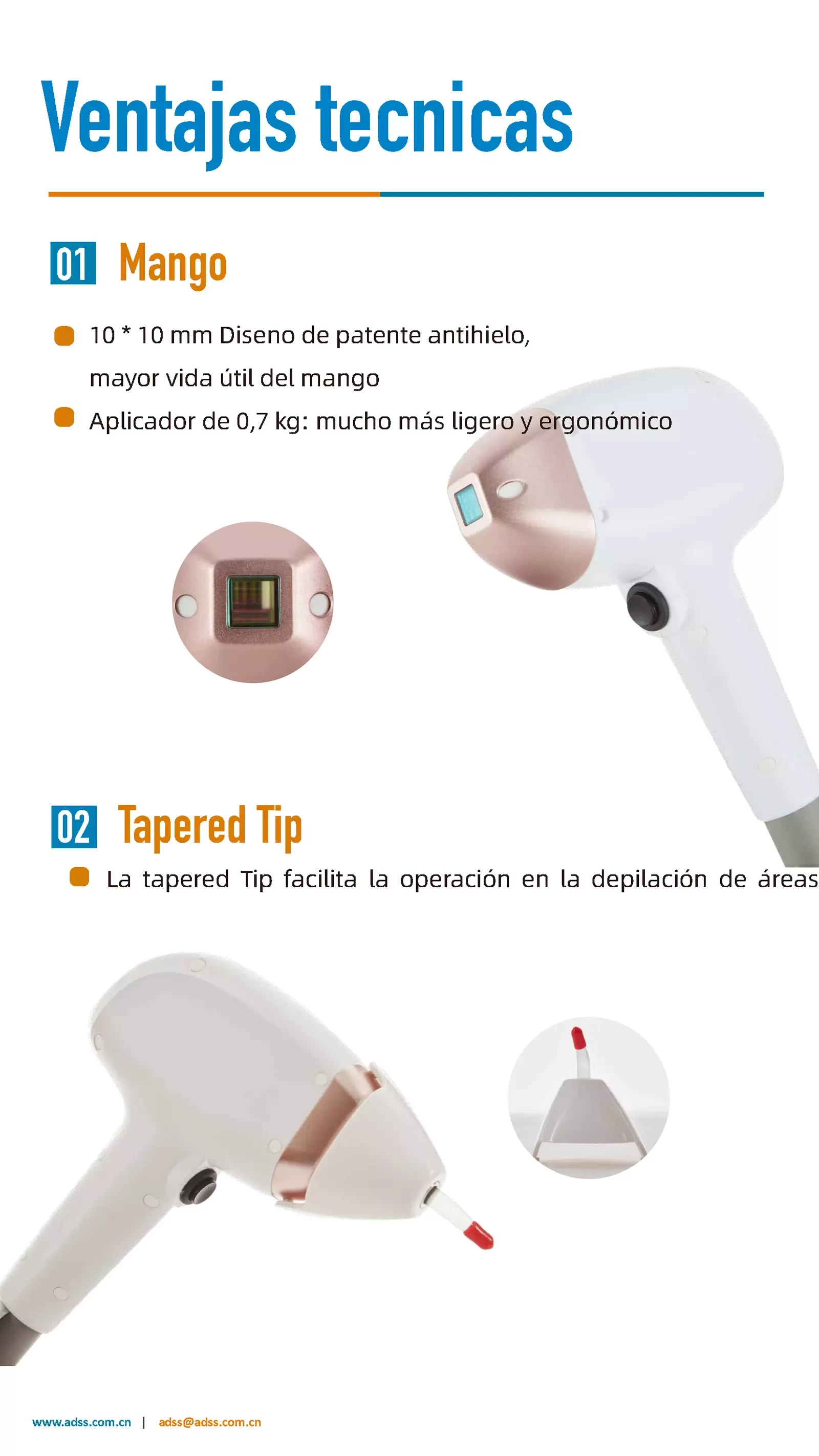 Máquina de Diodo Láser Depilación-D+
 PDF Download