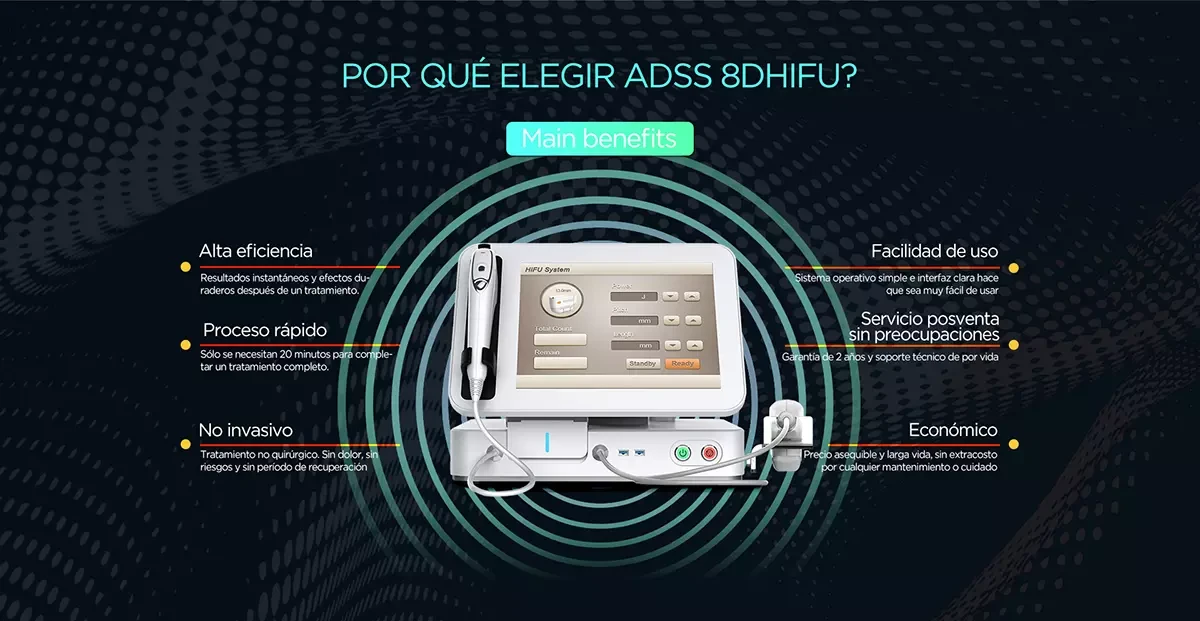 La Máquina HIFU de Belleza Para Antiedad